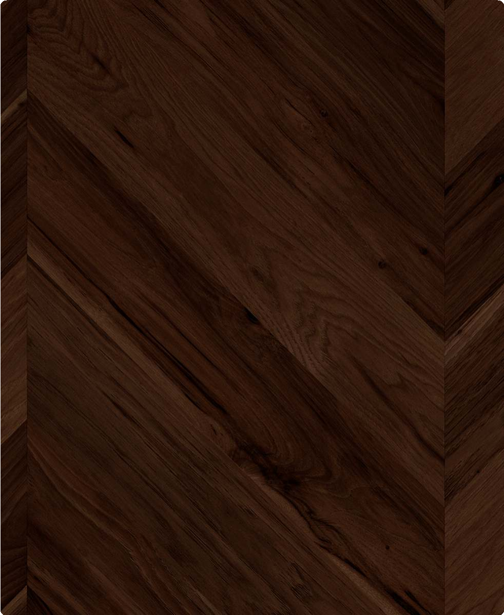 1929 SMT Grand Chevron Wenge Decorative Laminate of 1 mm with a Super Matte finish available for sale at Material Depot in Bangalore