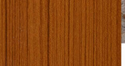 A close-up of a Brown EXW 126/A Line Teak with a Suede finish Decorative Laminate available at Material Depot in Bangalore