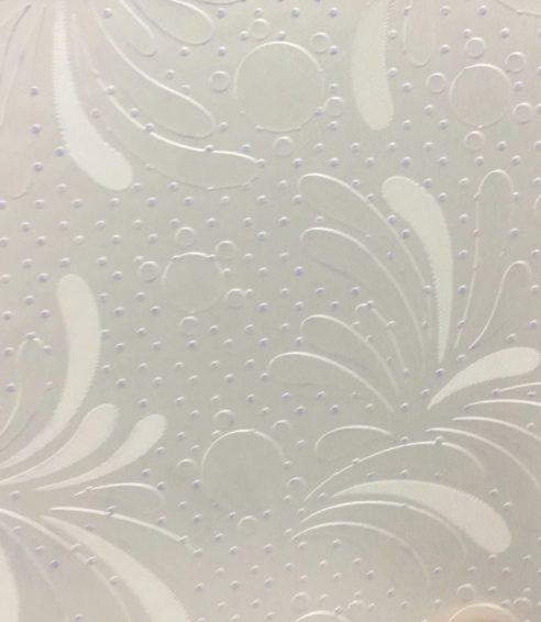 Material Depot laminates in bangalore - high quality image of a PTX FLOWER 1006 Silver PVC Laminate from Virgo with Texture finish