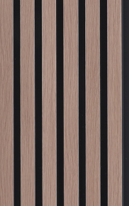 Charcoal Wooden 12 mm Louvers/Panels | 9 ft x 4.8 inch | 6102| Image 1