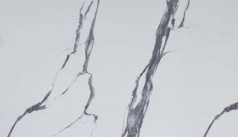 SDL 4003 SHG Statuario Marble 8 ft x 4 ft High Gloss Finish Decorative Laminate - 0.8 mm  | Image 01