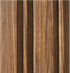 Brown Wooden Look  Louvers/Panel 8 ft x 5 inch - 12 mm | Ideal for Living Room, Bedroom, Feature Wall, Office, TV Cabinet | 941004 Panels  Brown| Image 1