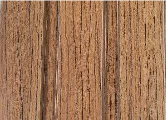 Brown Wooden Look  Louvers/Panel 8 ft x 7 inch - 12 mm | Ideal for Living Room, Bedroom, Feature Wall, Office, TV Cabinet | 971003 Panels  Brown| Image 1