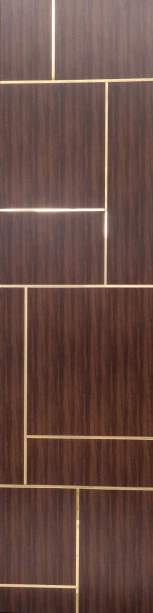 Brown Luxury Look Charcoal Decorative Wall Panel 8 ft x 2 ft - 5 mm | Ideal for Living Room, Bed Room, TV Unit, Feature Wall | ED 8202 Panels  Brown| Image 1