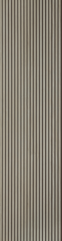 Elegant Beige Wood Finish Charcoal Louvers/Panel 8 ft x 1 ft - 6 mm | Ideal for Living Room, Bed Room, Feature Wall, Office | ED11017 Panels  Beige| Image 1