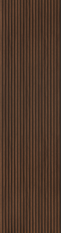 Elegant Brown Wood Finish Charcoal Louvers/Panel 8 ft x 1 ft - 6 mm | Ideal for Living Room, Bed Room, Feature Wall, Office | ED11018 Panels  Brown| Image 1