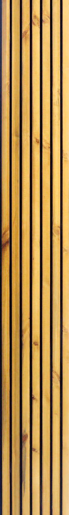 Element Decor WK01 Wood Kraft Series Louvers/Panels | 9 ft x 11.2 inch - 12 mm Panels  Yellow| Image 1