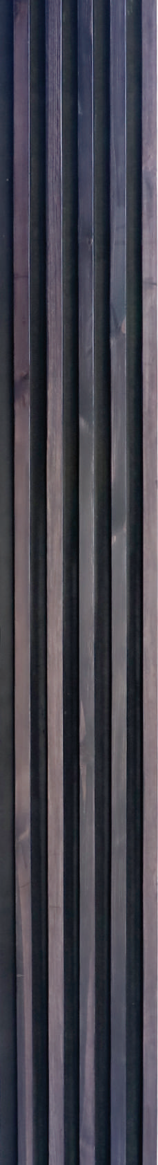 Brown Wooden Look Charcoal Louvers/Panel 9 ft x 11.2 inch - 12 mm | Ideal for Living Room, Bedroom, Feature Wall, Office, TV Cabinet | WK03 Panels  Brown| Image 1