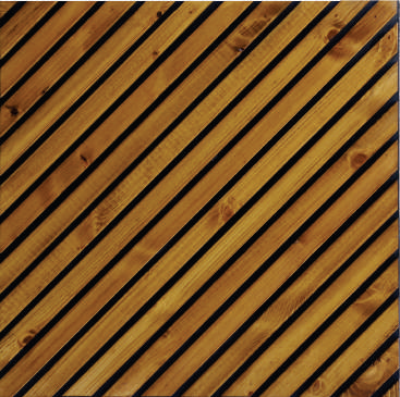 Element Decor WK04 Wood Kraft Series Louvers/Panels | 9 ft x 11.2 inch - 12 mm Panels  Yellow| Image 1