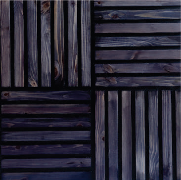 Grey Patterned Look Charcoal Louvers/Panel 9 ft x 11.2 inch - 12 mm | Ideal for Living Room, Bedroom, Feature Wall, Office, TV Cabinet | WK05 Panels  Grey| Image 1