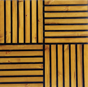 Element Decor WK05 Wood Kraft Series Louvers/Panels | 9 ft x 11.2 inch - 12 mm Panels  Yellow| Image 1