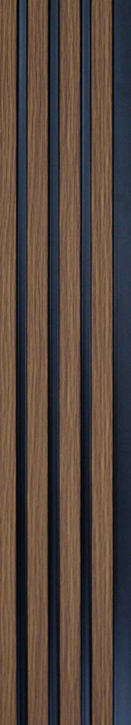 Wood Finish Charcoal Louvers/Panels | 8 ft x 5 inch - 11 mm | SM 3158 Panels  Wenge| Image 1