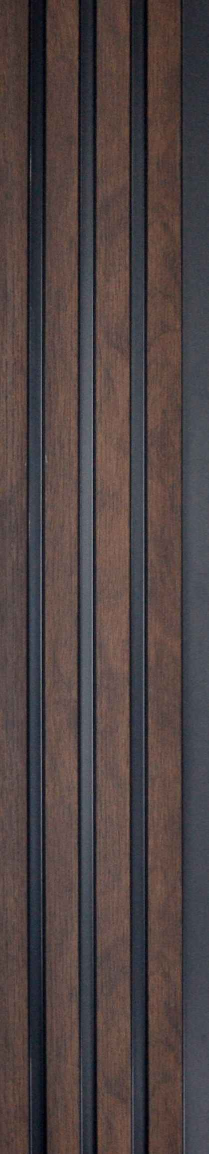 Wood Finish Charcoal Louvers/Panels | 8 ft x 5 inch - 11 mm | SM 3159 Panels  Wenge| Image 1