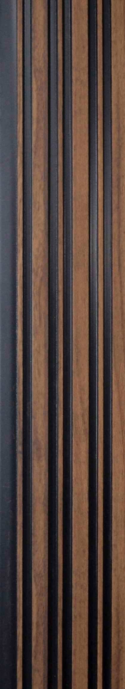 Wood Finish Charcoal Louvers/Panels | 8 ft x 5 inch - 11 mm | SM 3175 Panels  Wenge| Image 1