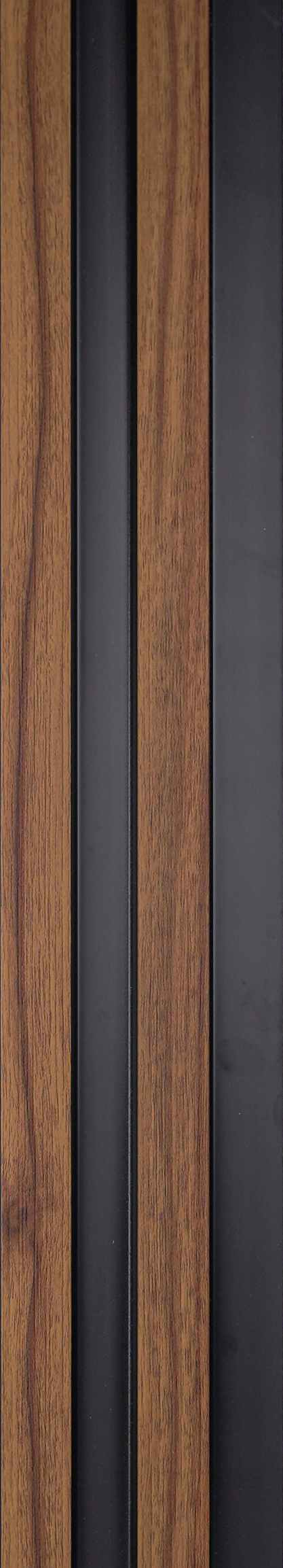 Wood Finish Charcoal Louvers/Panels | 8 ft x 5 inch - 11 mm | SM 5537 Panels  Wenge| Image 1