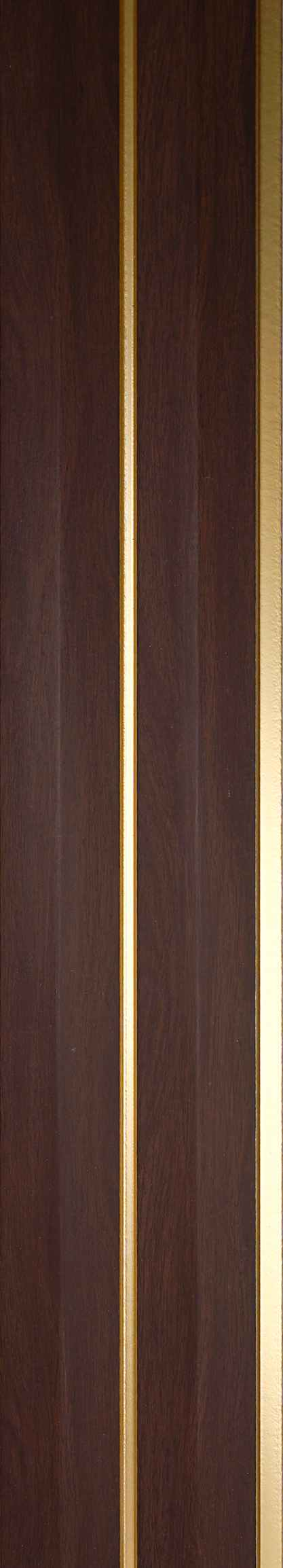 Wood Finish Charcoal Louvers/Panels | 9.5 ft x 5 inch - 11 mm | SM 6520 Panels  Wenge| Image 1