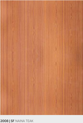 Material Depot laminates in bangalore - high quality image of a 2008 SF Naina Teak Brown Liner Laminate from Halogen with Suede finish