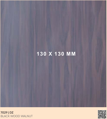 Material Depot laminates in bangalore - high quality image of a 7029 DZ Black Wood Walnut Black Liner Laminate from Halogen with Texture finish