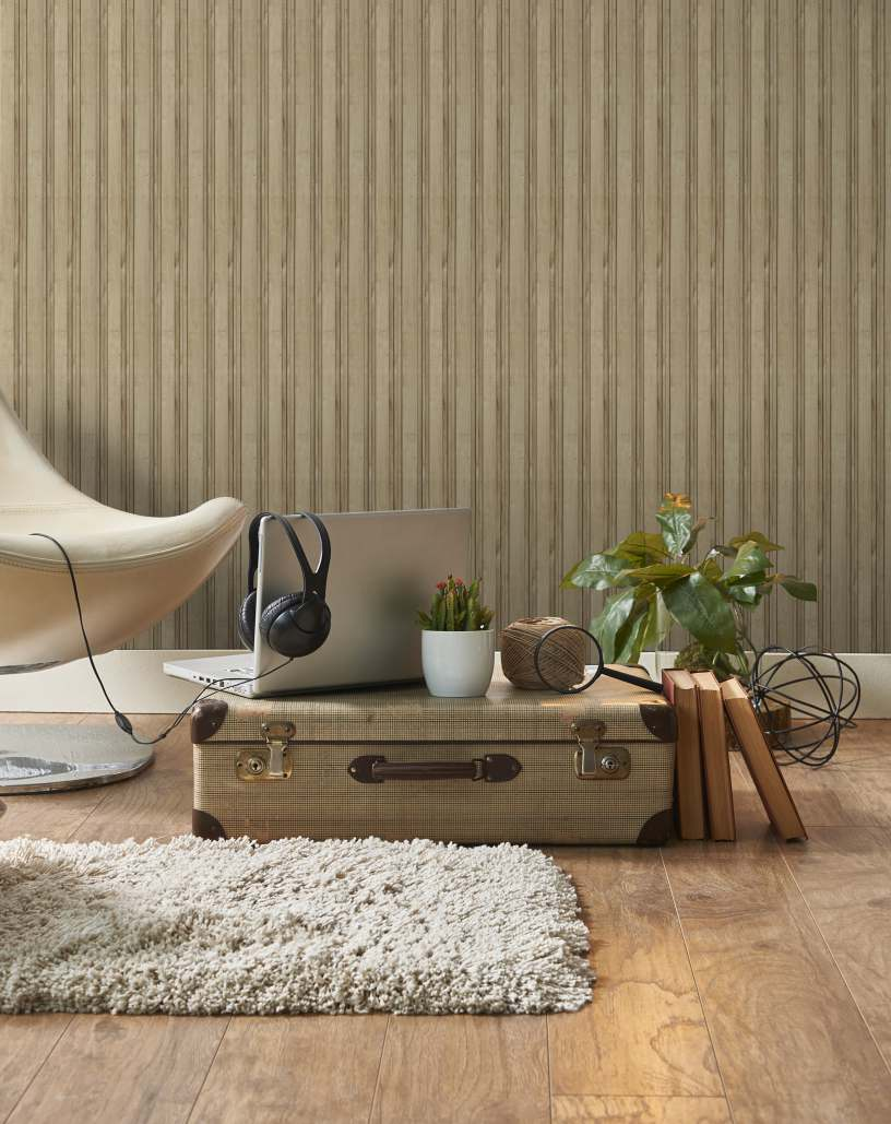 Beige Charcoal Louvers/Panels Display Clads Series | 8 ft x 5 inch | SA 1014 Panels  | Image 2