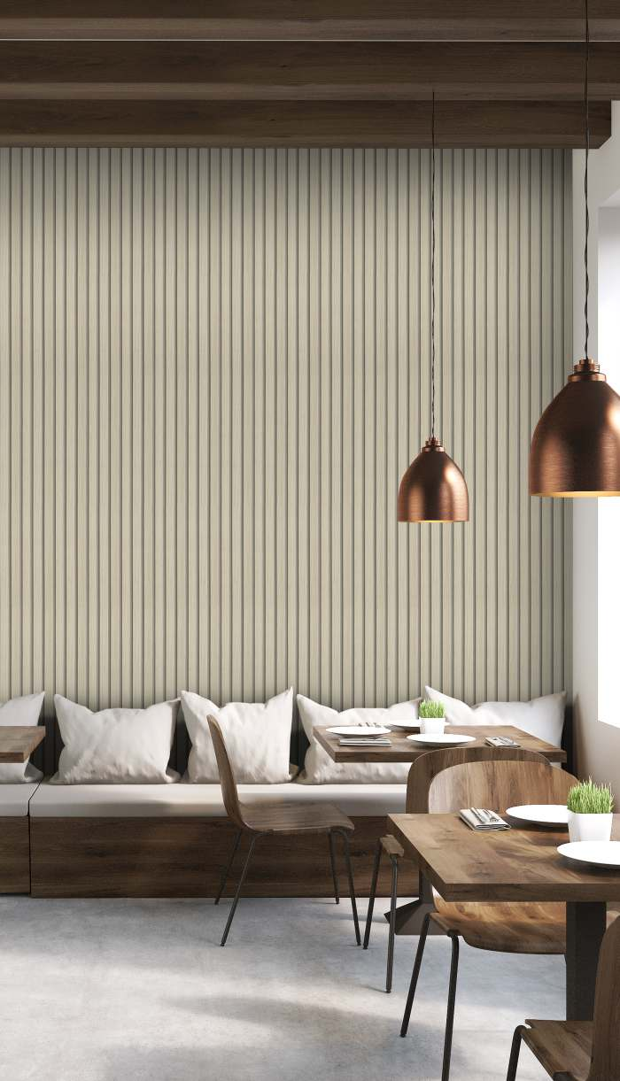 Ivory Charcoal Louvers/Panels Sleek & Splendid Series | 8 ft x 5 inch | SA 1023 Panels  | Image 2