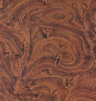 TR 9312 Exotic Crown Wood 8 ft x 4 ft Gloss Finish PVC Woodero Series Veneer - 1.5 mm | Image 01