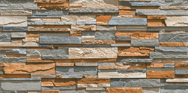 {SKU} Stacked Stone Vitrified Tile | Image -1