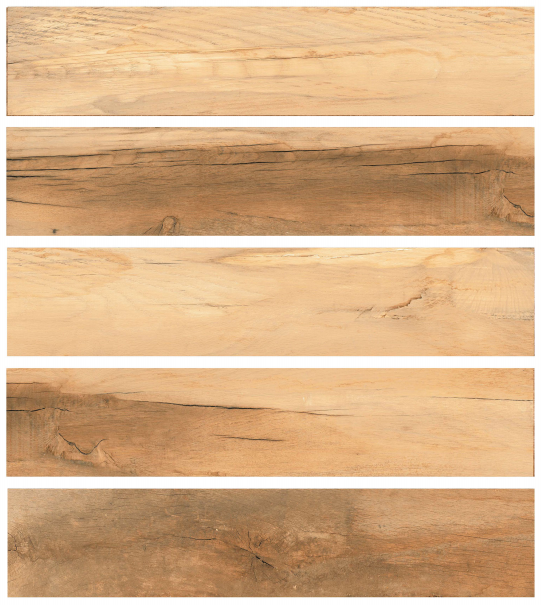 Soriso Decore Wood 1000x200 mm Matte Finish Wooden Strip Porcelain Floor and Wall Tile - 9 mm | Image 6