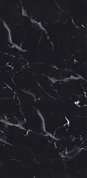 TL 00462 Eerie Black 2 ft x 4 ft High Gloss Finish Digital Vitrified Wall & Floor Tile - 10 mm| Image 1