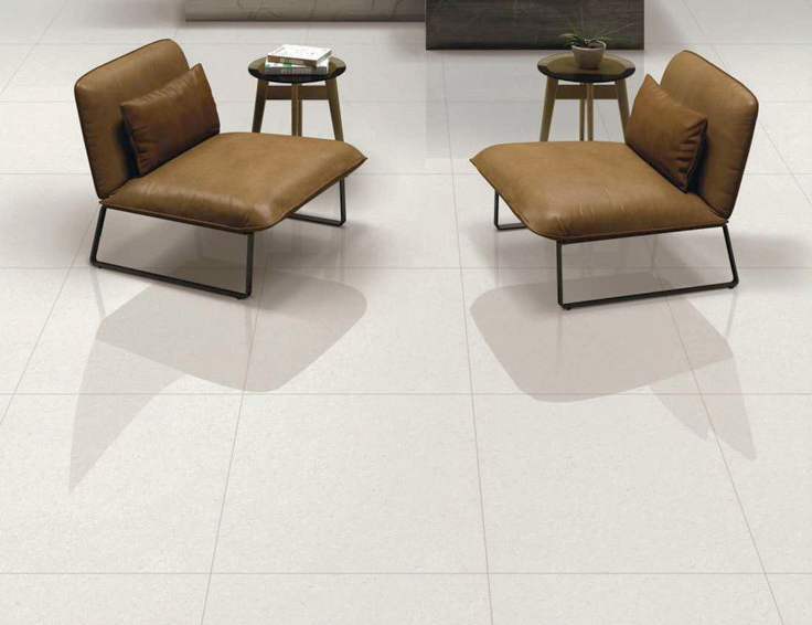 TL 03015 White 2 ft x 2 ft Glossy Finish Vitrified Floor Tile - 9.5 mm| Image 2