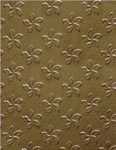 Material Depot laminates in bangalore - high quality image of a 1307 Aster Gold Flower Metallic Brown PVC Laminate from Advance Laminates with Metallic finish