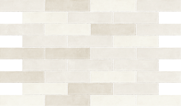 A close-up of a Subway Wall Tile TL 06161 Eclat Blanc Radiant Glaze 12 x 3 inch Ceramic Glossy Finish - 10 mm | 48 Random Design | Suitable for Accent / Feature Walls, Bathroom, Kitchen Wall & Backsplashes with a Glossy finish available at Material Depot in Bangalore