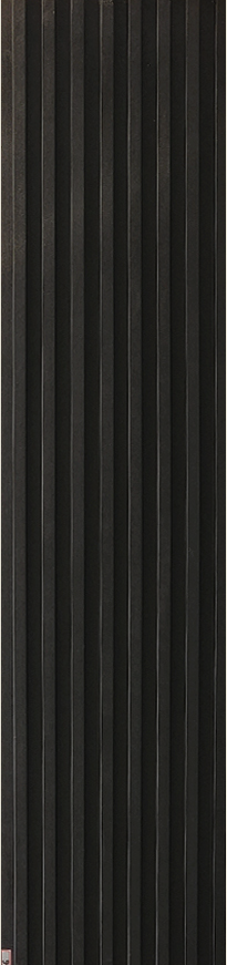 Black Plain Colour Look WPC Louver/Panel 9.5 Ft x 6.5 inch - 23 mm | Ideal for Feature Wall, Living Room, Bedroom, Home, Office | PN 00253 Panels  Black| Image 1