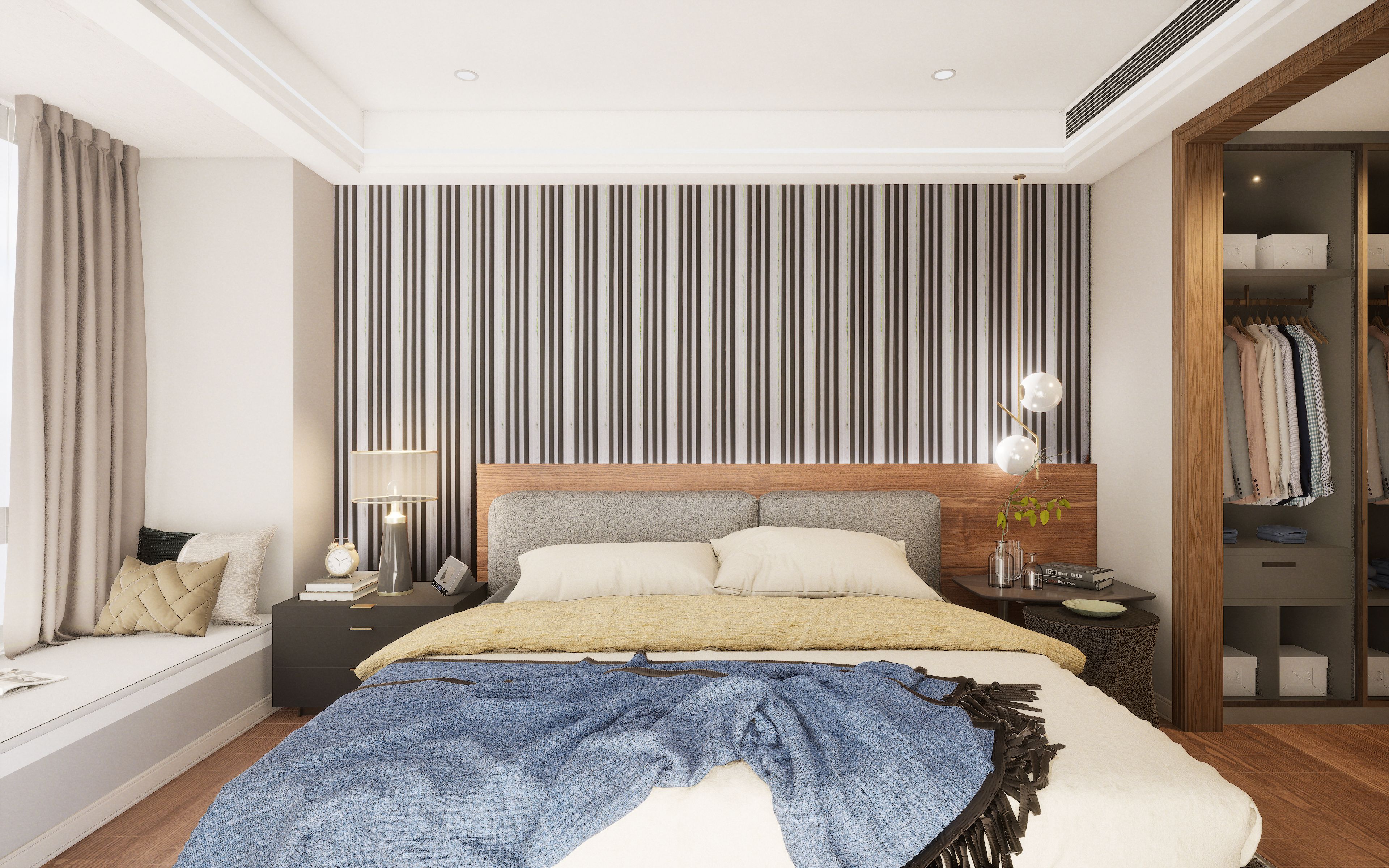 Elegant Grey Stone Finish WPC Louver/Panel 9.5 ft x 6.5 inch - 23 mm | Ideal for Feature Wall, Living Room, Bedroom, Kitchen, Office | Code 15 Panels  #808080| Image 3
