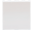 66644 Roma Urban Blank Plate 2M | Modular Plates White| Image 1