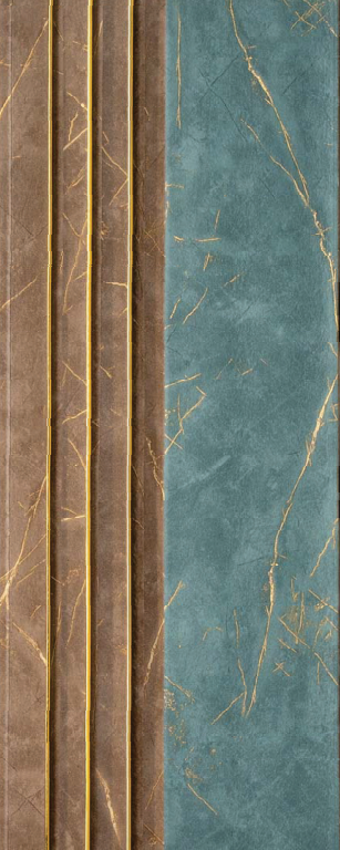Urodecor 3504 Charcoal Louvers/Panels | 8 ft x 5 inch - 12 mm Panels  Brown| Image 1