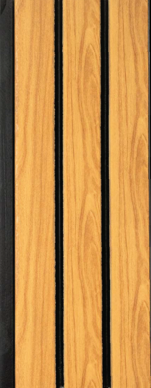 Urodecor 3509 Charcoal Louvers/Panels | 8 ft x 5 inch - 12 mm Panels  Brown| Image 1