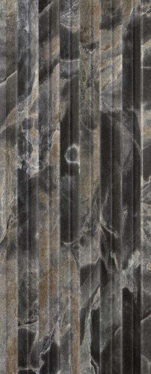 Urodecor 3532 Charcoal Louvers/Panels | 8 ft x 5 inch - 12 mm Panels  Grey| Image 1