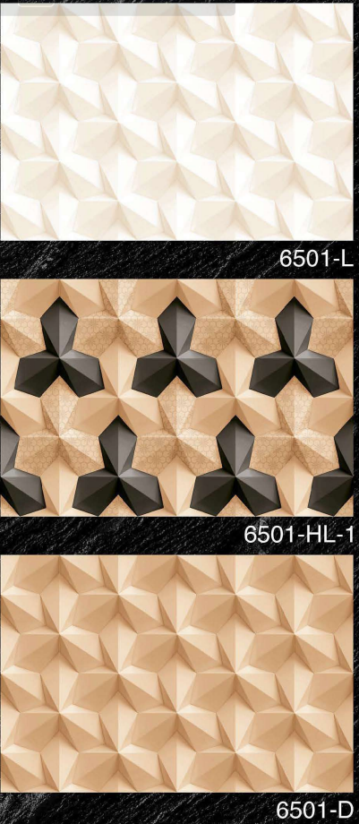 A close-up of a6501-D 450x300 mm Bathroom Series Ceramic Wall Tile with a Glossy finish available at Material Depot in Bangalore