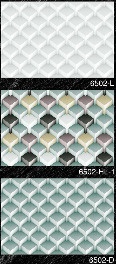 A close-up of a6502-HL-1 450x300 mm Bathroom Series Ceramic Wall Tile with a Glossy finish available at Material Depot in Bangalore