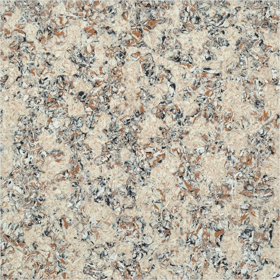 A close-up of aCeta Butter Scotch 600x600 mm Double Charge Series Vitrified Floor Tile - 9 mm with a Glossy finish available at Material Depot in Bangalore