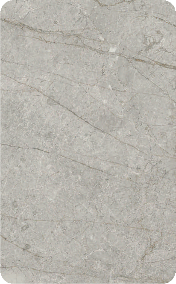 PT 227 PR Ultra Marble Craft 8 ft x 4 ft Marble Finish Acrylic Laminate - 1.5 mm Laminates Marble Craft Grey| Image 1