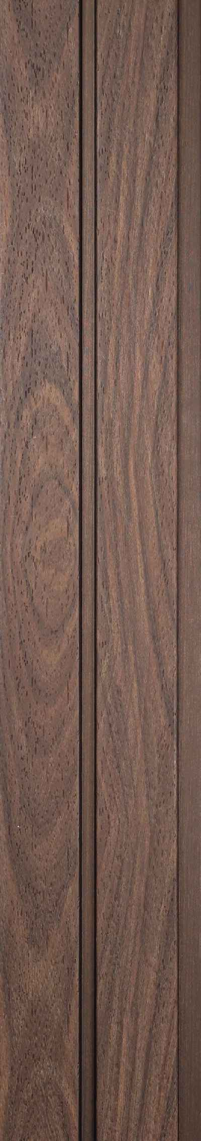 Pentone Wood Finish Brown Charcoal Louvers/Panels | 8 ft x 5 inch - 12 mm | PT 801 Panels  Brown| Image 1