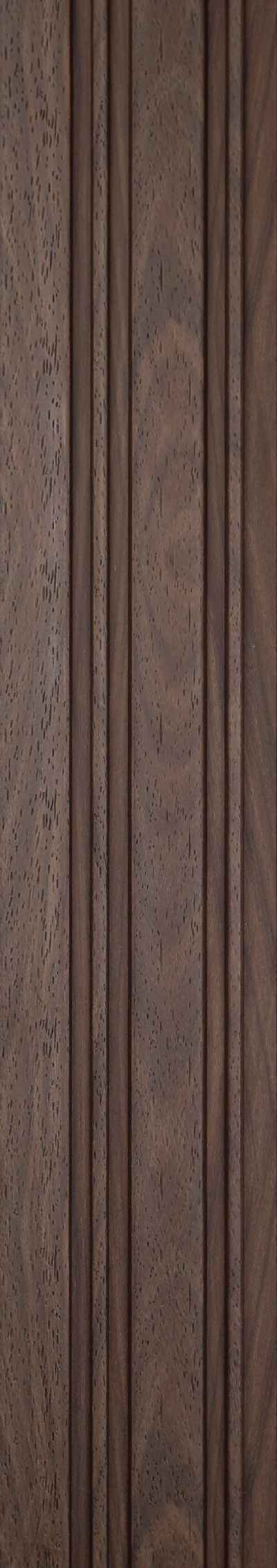 Pentone Wood Finish Brown Charcoal Louvers/Panels | 8 ft x 5 inch - 12 mm | PT 811 Panels  Brown| Image 1