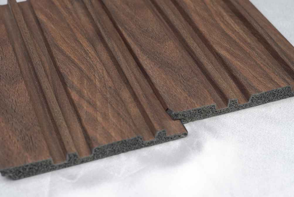 Pentone Wood Finish Brown Charcoal Louvers/Panels | 8 ft x 5 inch - 12 mm | PT 811 Panels  Brown| Image 2