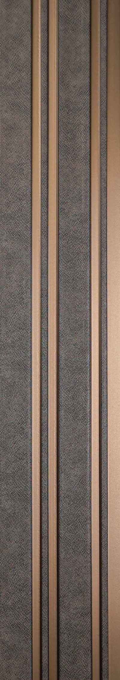 Pentone Patterned Finish Brown Charcoal Louvers/Panels | 8 ft x 5 inch - 12 mm | PT 815 Panels  Brown| Image 1