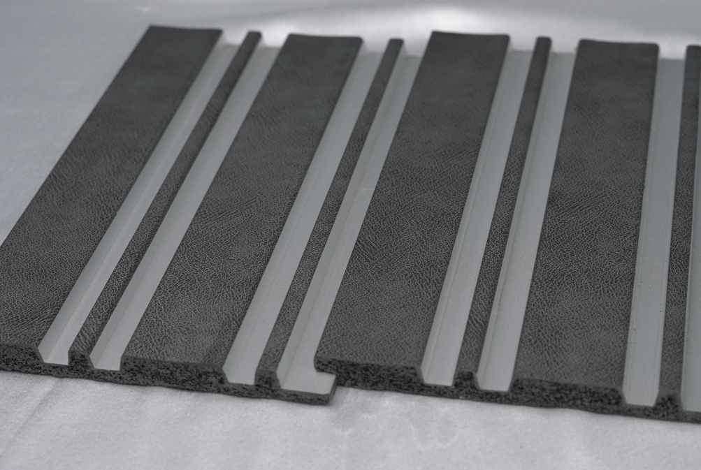 Pentone Patterned Finish Grey Charcoal Louvers/Panels | 8 ft x 5 inch - 12 mm | PT 816 Panels  Grey| Image 2