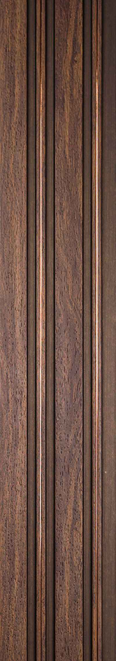 Pentone Wood Finish Brown Charcoal Louvers/Panels | 8 ft x 5 inch - 12 mm | PT 832 Panels  Brown| Image 1