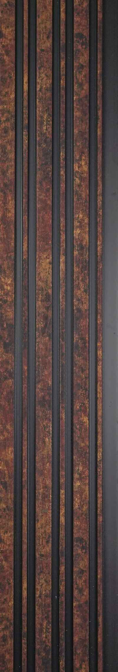 Pentone Wood Finish Wenge Charcoal Louvers/Panels | 8 ft x 5 inch - 12 mm | PT 847 Panels  Wenge| Image 1