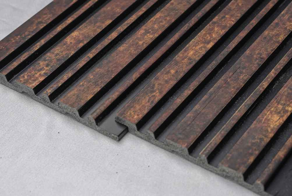 Pentone Wood Finish Wenge Charcoal Louvers/Panels | 8 ft x 5 inch - 12 mm | PT 847 Panels  Wenge| Image 2