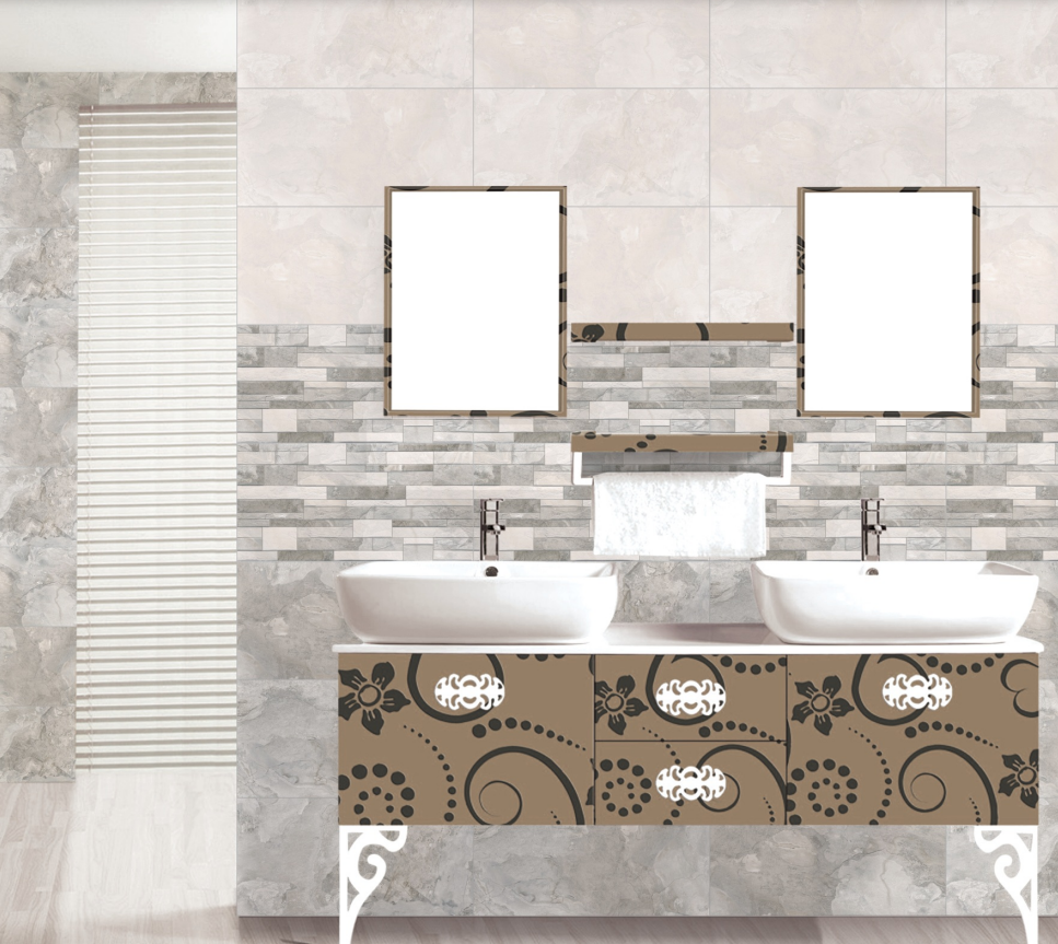 2631 Decor 2 600x300 mm  Matte Finish Digital Wall Tile| Image 2